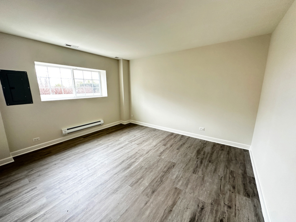 1665 Ruby Drive, Unit 1 Pingree Grove, IL 60140 - Photo 16 of 18 an empty room with wooden floor and windows