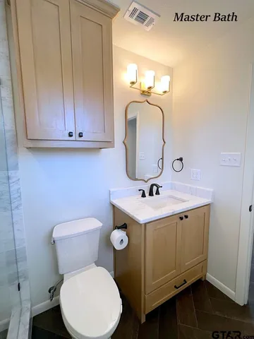 a close view of a fireplace