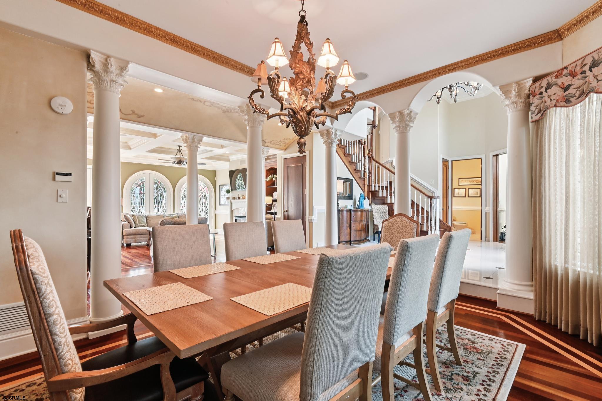 301 Wesley Road Ocean City, NJ 08226 - Photo 27 of 44 a view of a dining room with furniture window and wooden floor
