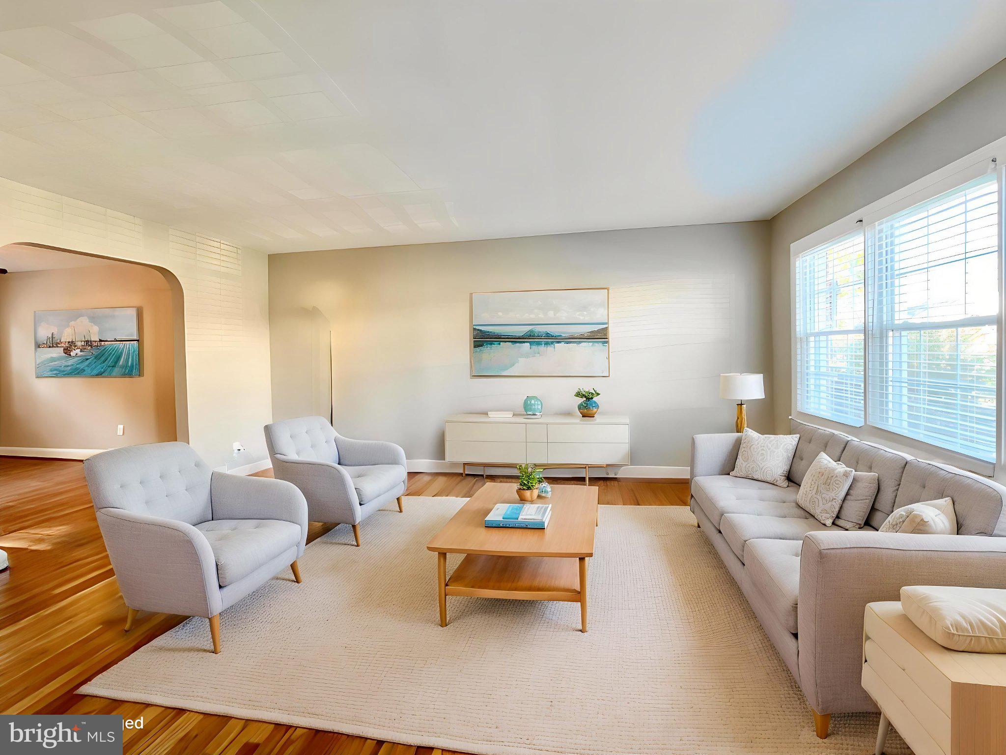 1872 Edgewood Road Towson, MD 21286 - Photo 7 of 48 Living Room ***VIRTUAL STAGING***