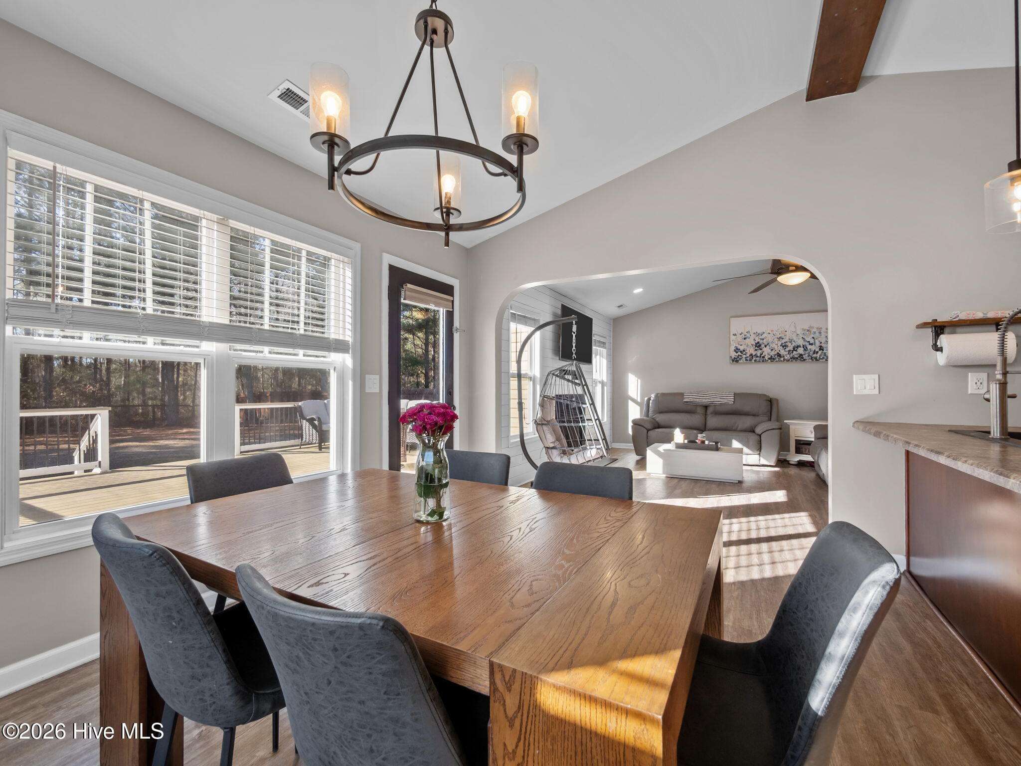 204 Demetrius Court Hubert, NC 28539 - Photo 12 of 31 Dining area looking out to back deck
