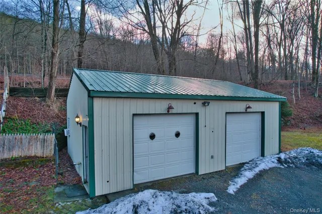 a view of car garage