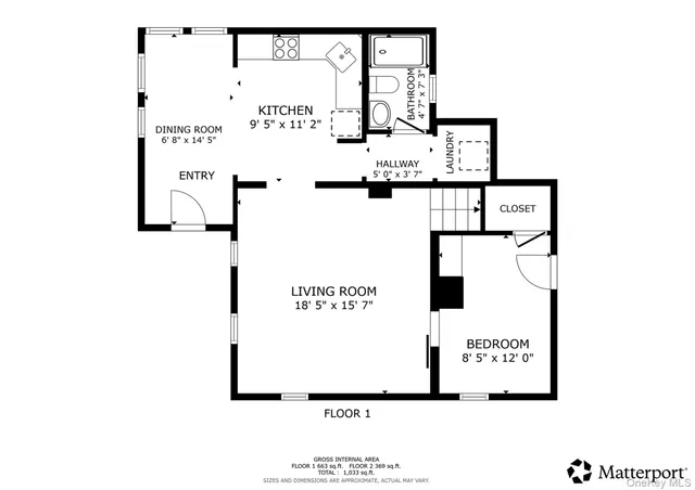 a picture of a bench in front of a white house