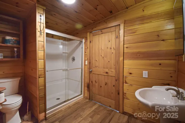 a view of a storage room