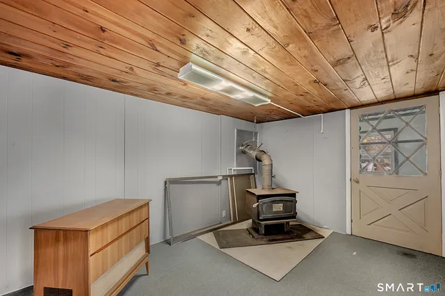 a room with storage and utility