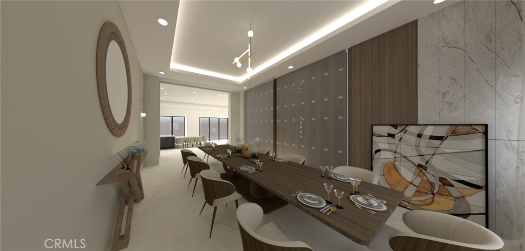 23509 Ridge Line Road Diamond Bar, CA 91765 - Photo 12 of 23 a dining room with furniture and a chandelier