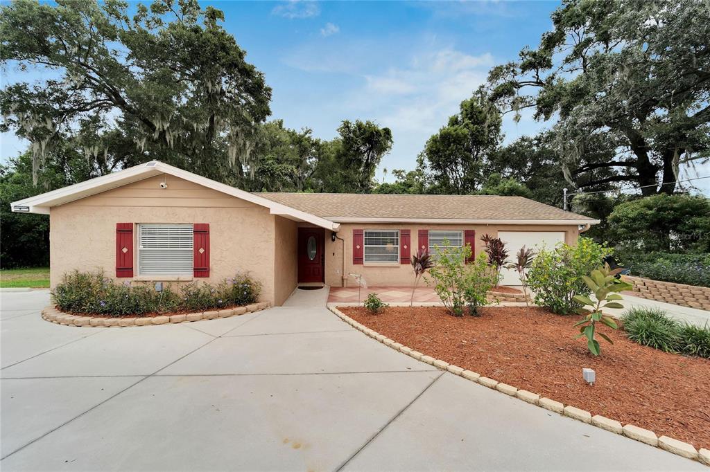 202 Wense Avenue Seffner, FL 33584 - Photo 1 of 1 a front view of a house with a yard and potted plants