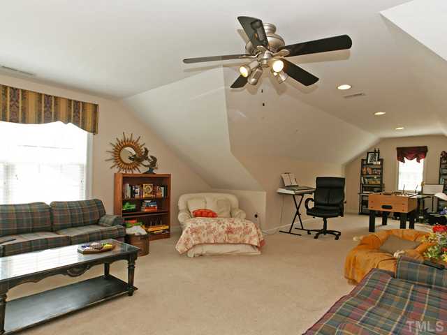 4449 Fairview Ridge Lane Apex, NC 27539 - Photo 13 of 25 OVERSIZED BONUS ROOM - GREAT PLAY ROOM OR GAME ROOM!
