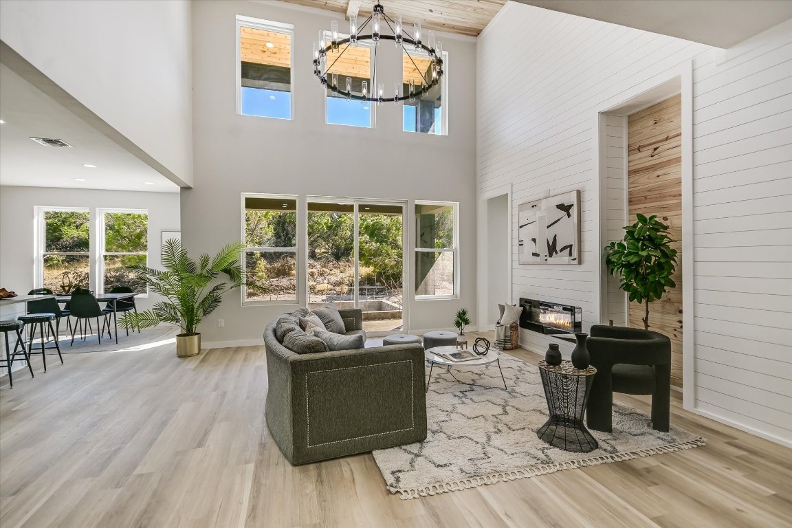 52 War Bonnet Wimberley, TX 78676 - Photo 6 of 31 a living room with furniture and wooden floor