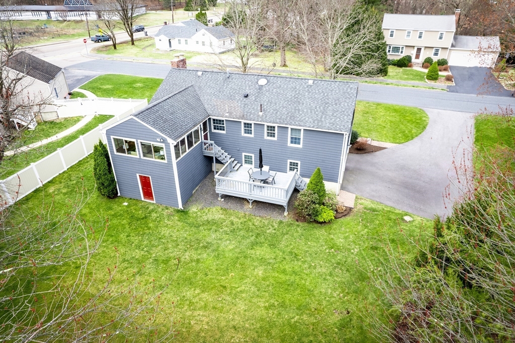 3 Swanson Road Framingham, MA 01701 - Photo 37 of 38 an aerial view of a house with a garden and swimming pool