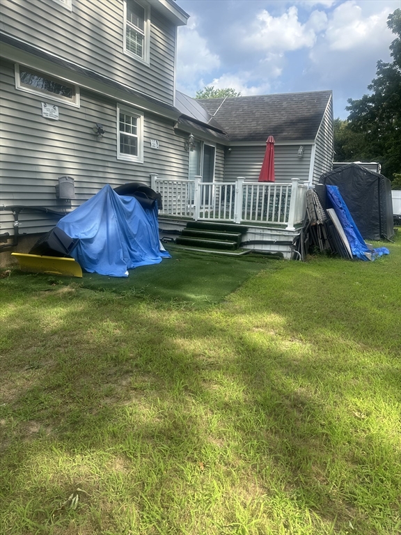 25 Beaconsfield Street Lawrence, MA 01843 - Photo 36 of 36 a view of backyard with deck and entertaining space