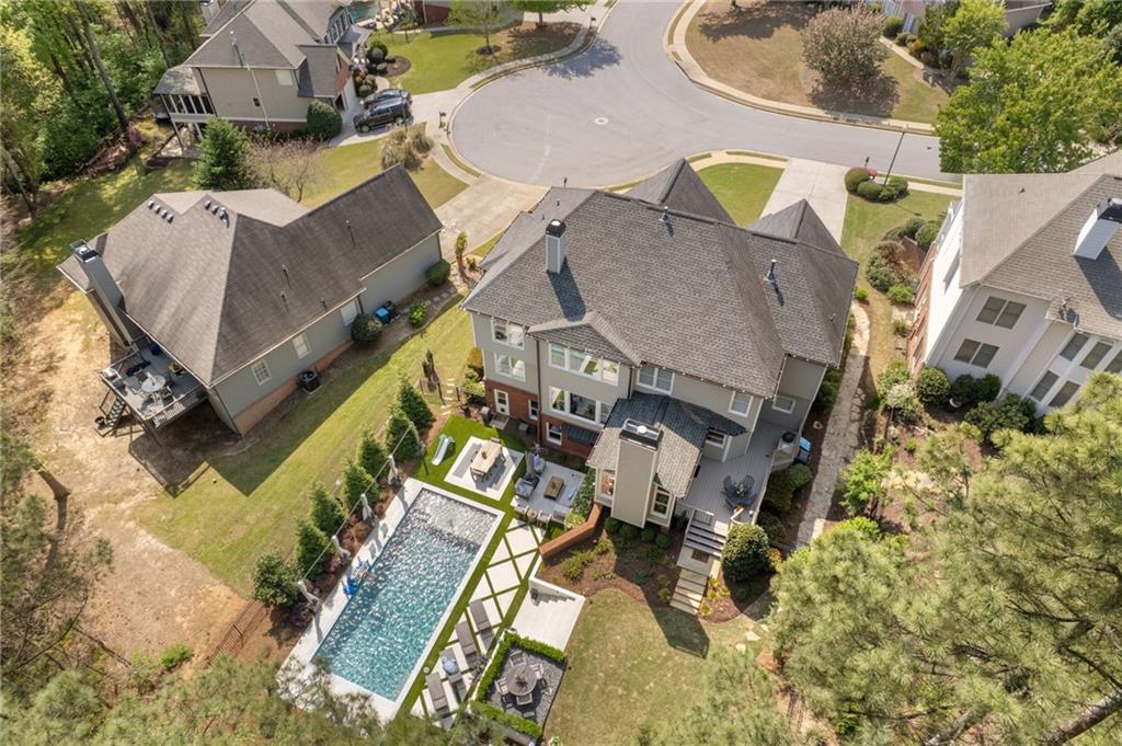2964 Mill Grove Terrace Dacula, GA 30019 - Photo 65 of 86 an aerial view of residential houses with outdoor space
