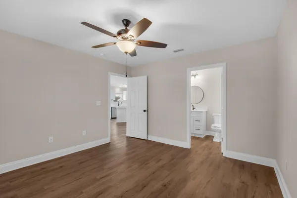 wooden floor in an empty room