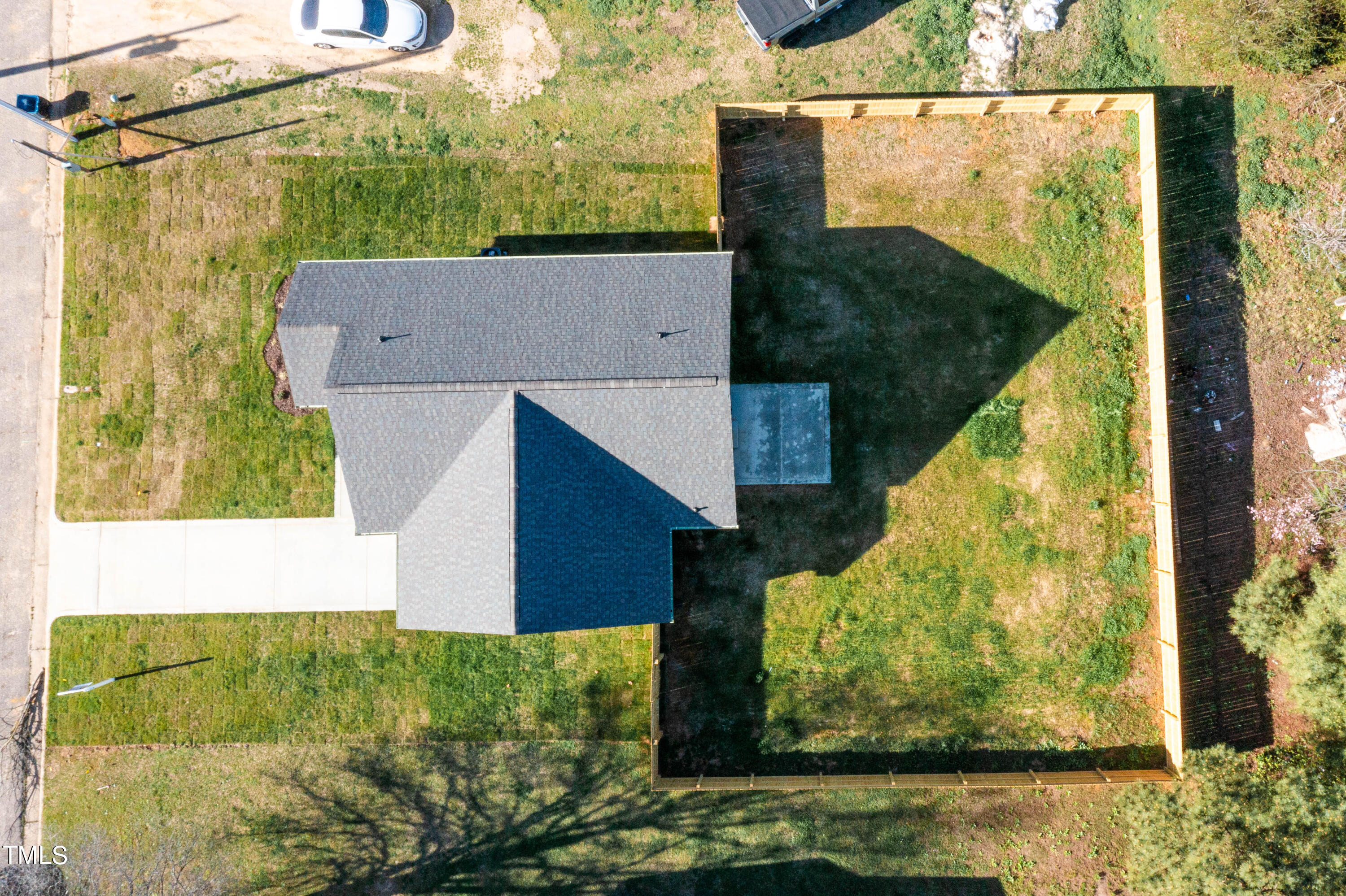 120 Jupiter Drive Dunn, NC 28334 - Photo 37 of 40 a view of a back yard from a balcony