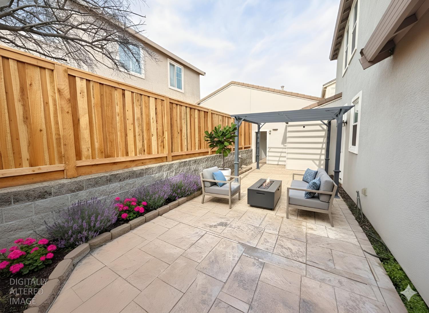 701 Ferrier Way Folsom, CA 95630 - Photo 34 of 34 Virtually Staged Image - Backyard.