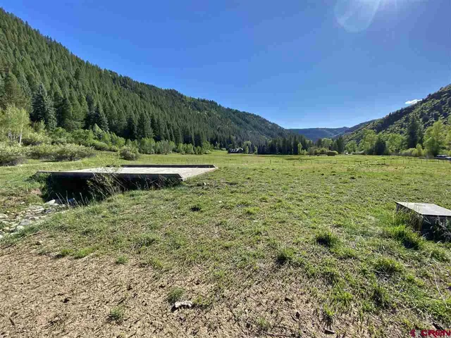 a view of an outdoor space and a yard
