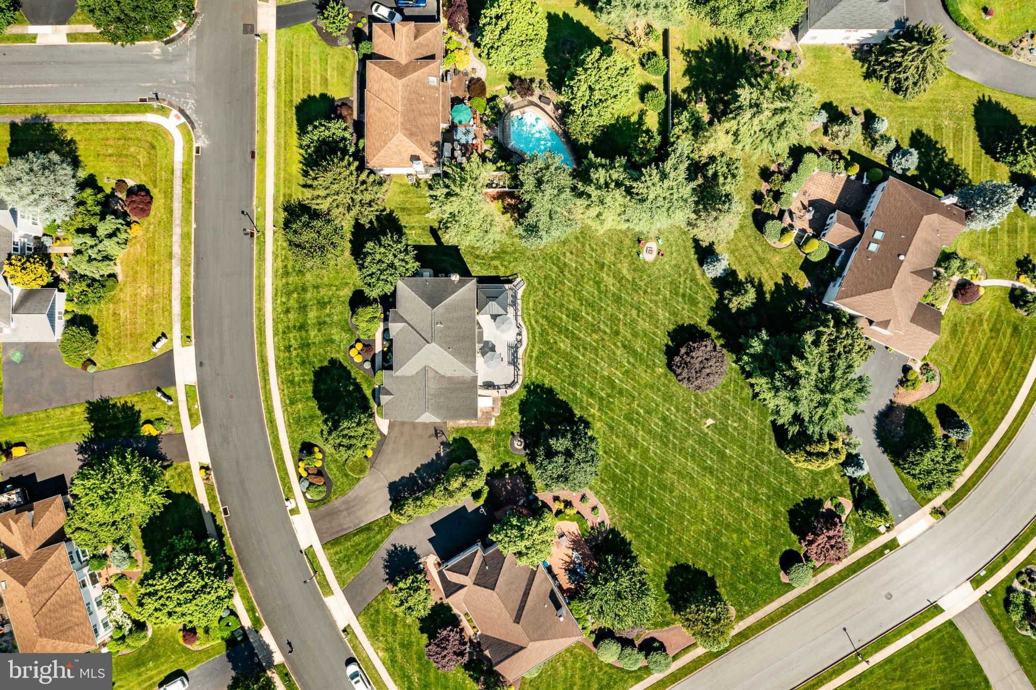1716 St Georges Road Dresher, PA 19025 - Photo 26 of 90 Lush suburban oasis from above.