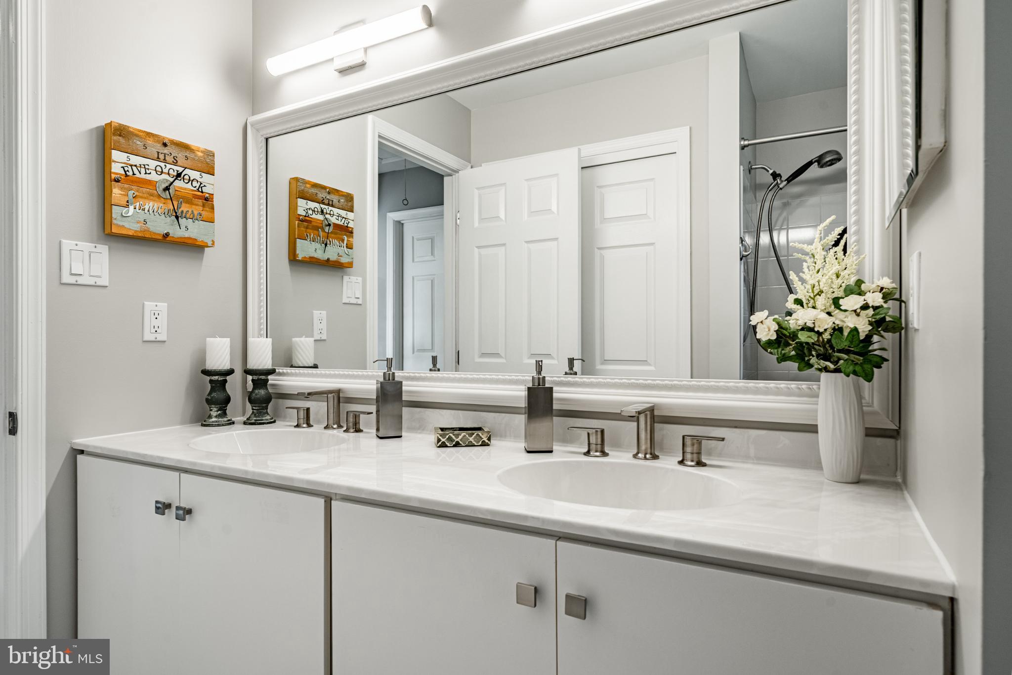 1716 St Georges Road Dresher, PA 19025 - Photo 60 of 90 Sleek modern bathroom with stylish accents.