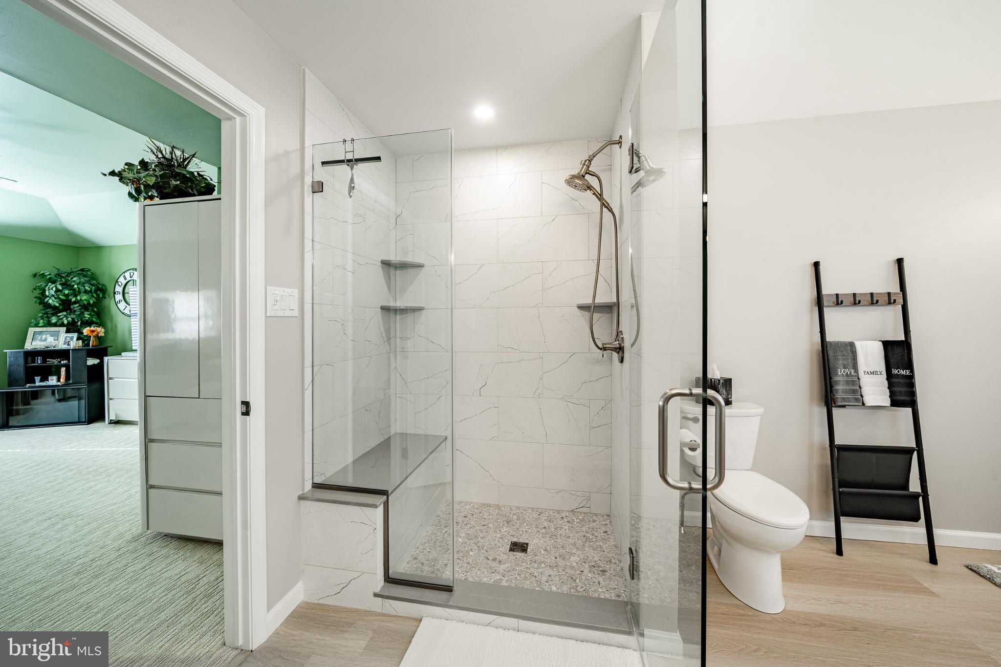 1716 St Georges Road Dresher, PA 19025 - Photo 70 of 90 Sleek modern shower with elegant finishes.