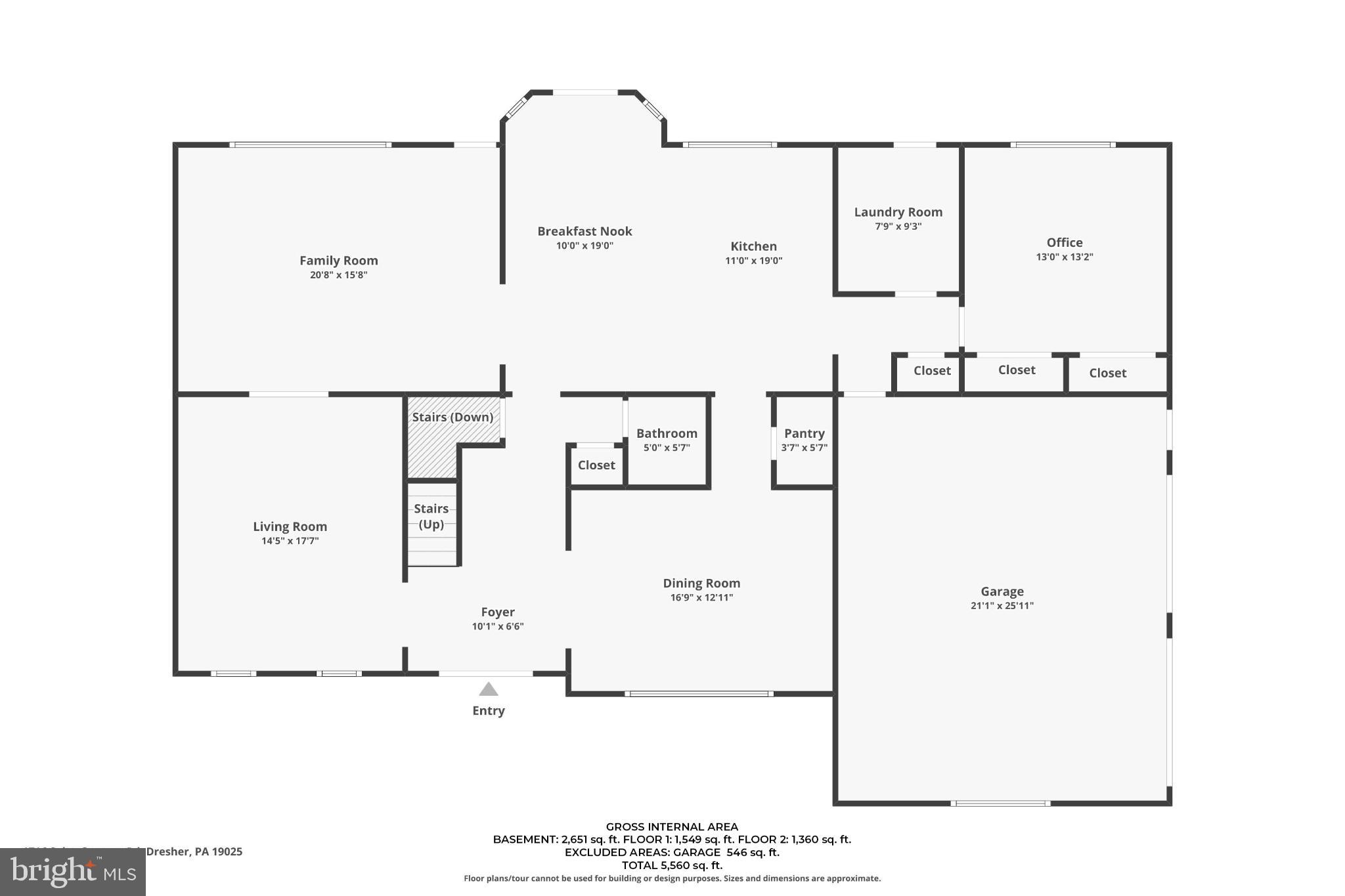 1716 St Georges Road Dresher, PA 19025 - Photo 88 of 90 Spacious floor plan for modern living.