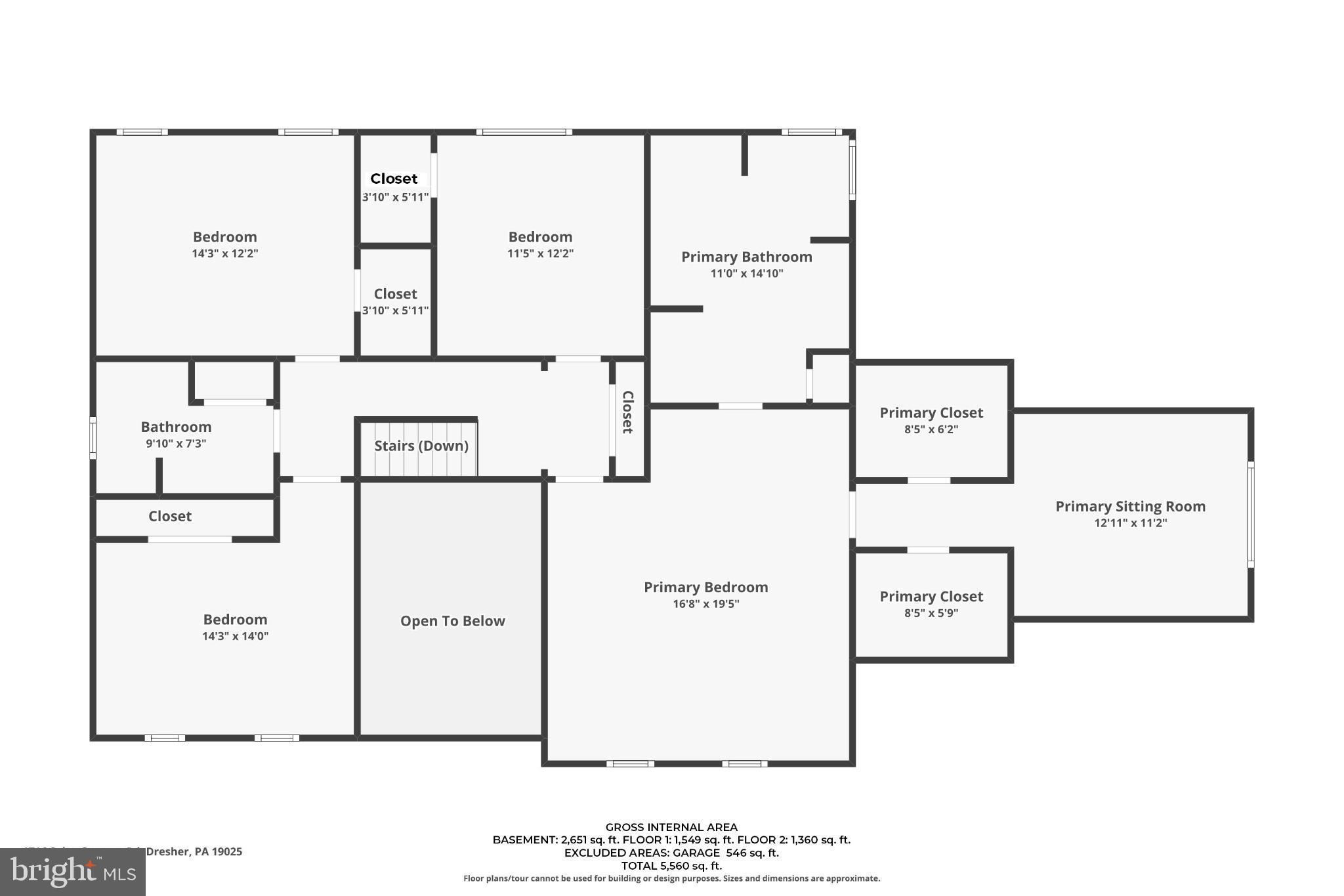 1716 St Georges Road Dresher, PA 19025 - Photo 89 of 90 Spacious floor plan with versatile layout.