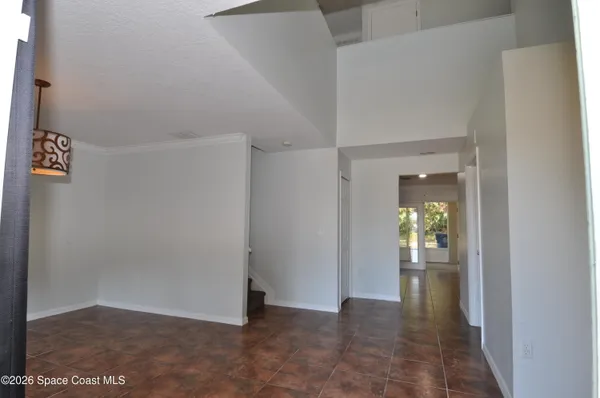 a view of an empty room