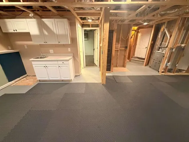 a view of a storage & utility room