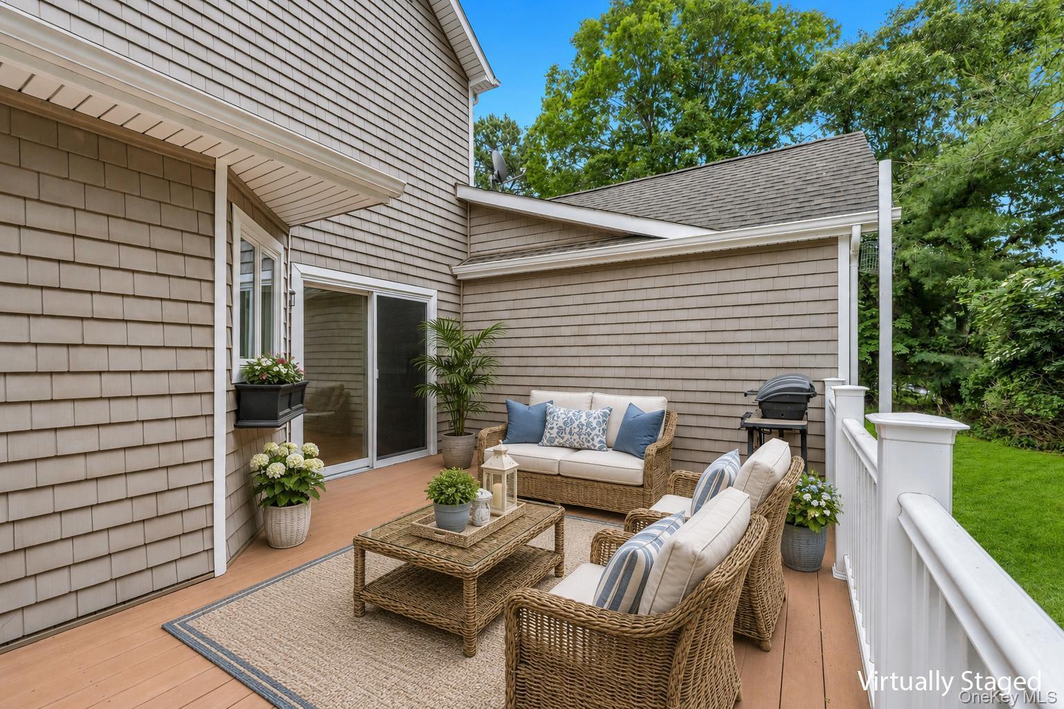 22 Kettle Hole Road Manorville, NY 11949 - Photo 29 of 39 Deck in Yard. Perfect for entertaining