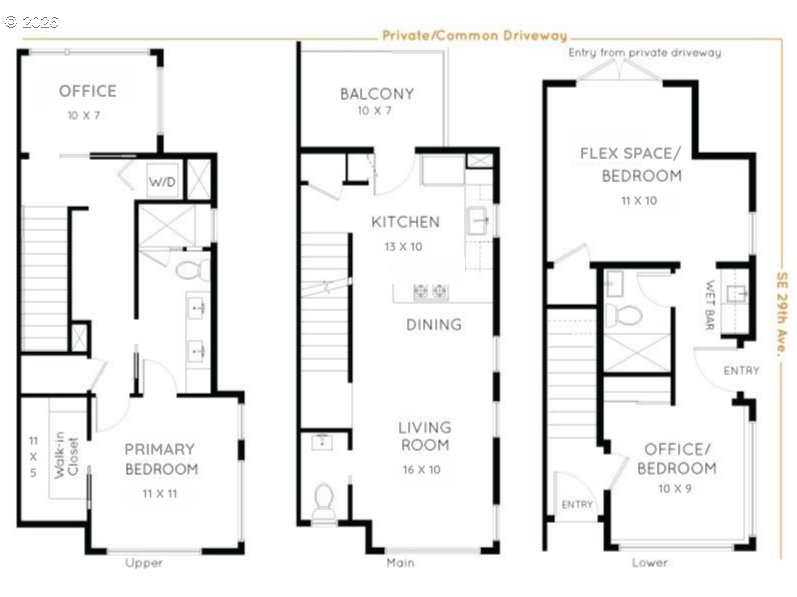 2511 Southeast 29th Avenue Portland, OR 97202 - Photo 39 of 39 Floor Plan