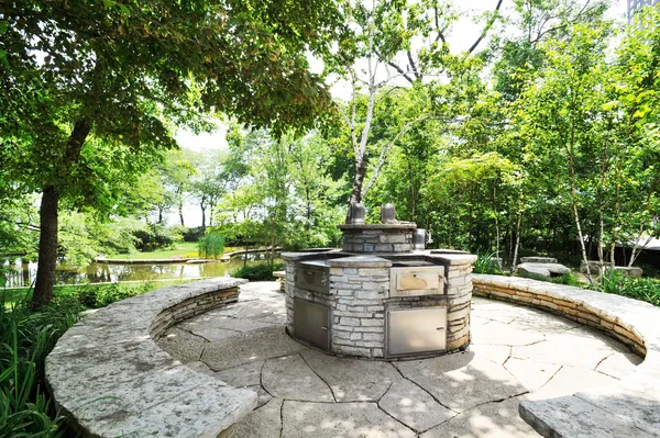 a backyard of a house