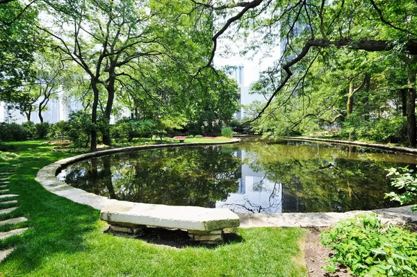 a city view with tall buildings