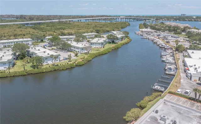 a view of a lake with a mountain