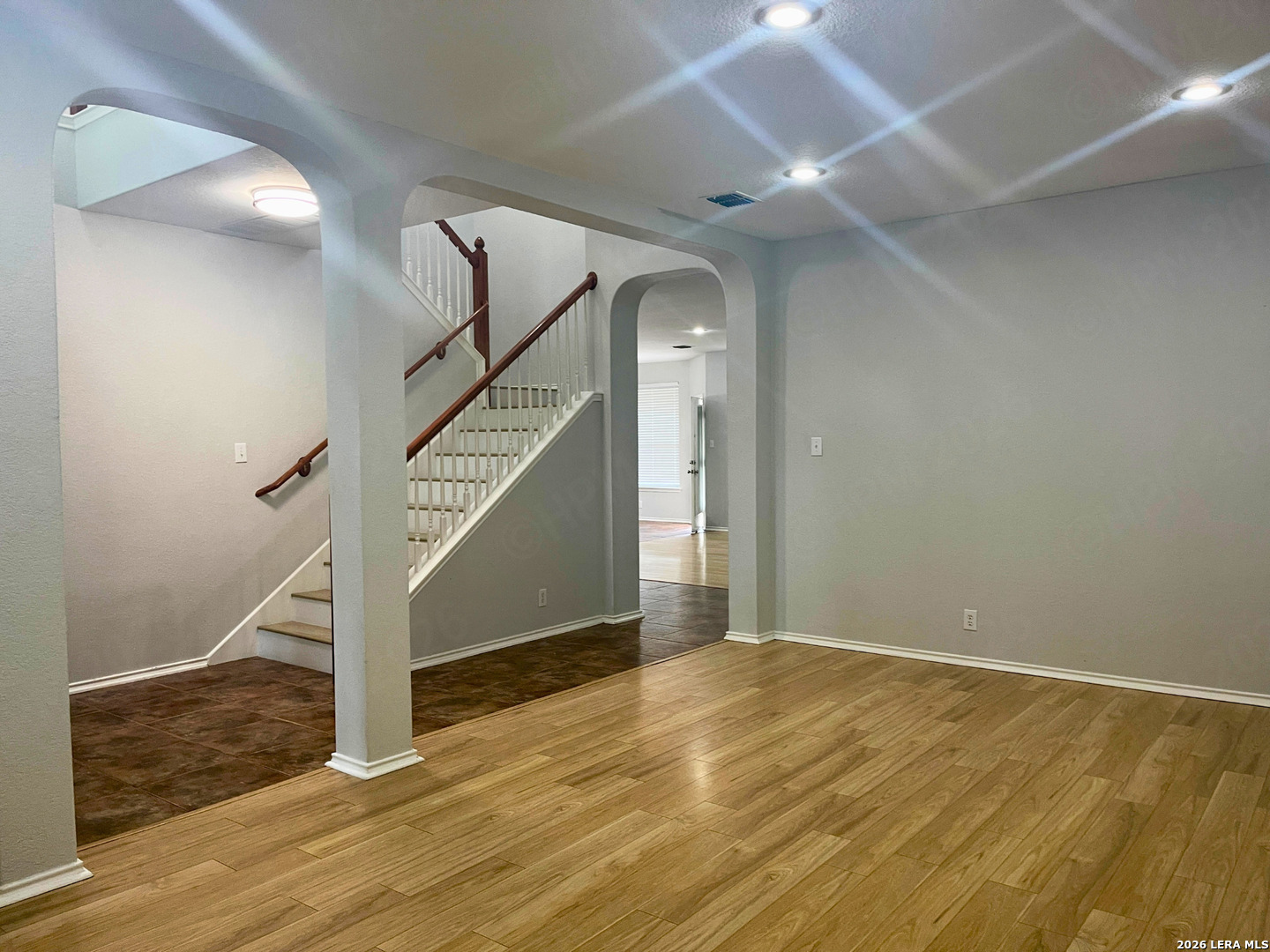324 Willow Loop Cibolo, TX 78108 - Photo 5 of 20 a view of an entryway with wooden floor