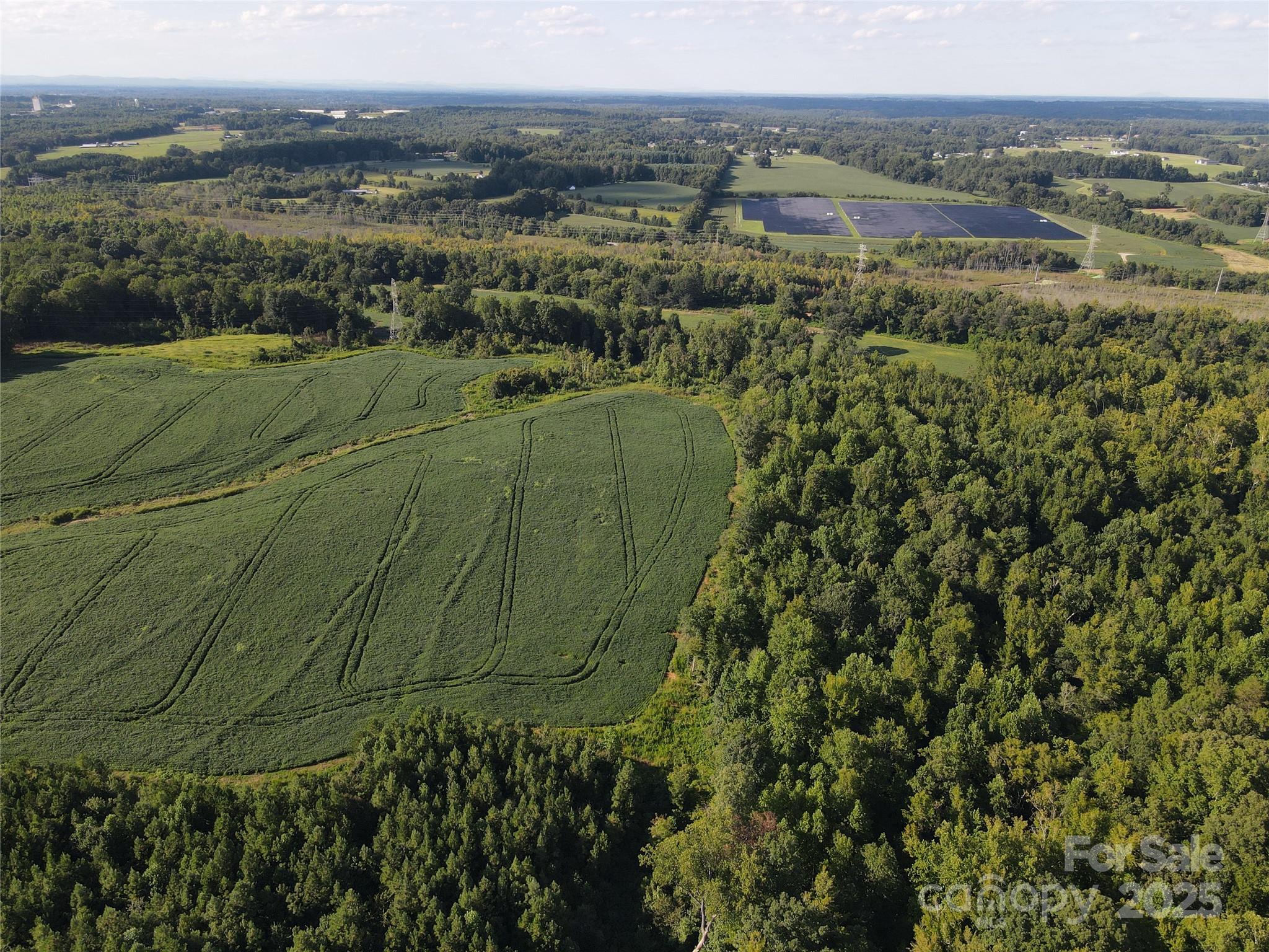 215 Rowan Road Cleveland, NC 27013 - Photo 25 of 29 an aerial view of a residential houses with outdoor space and trees