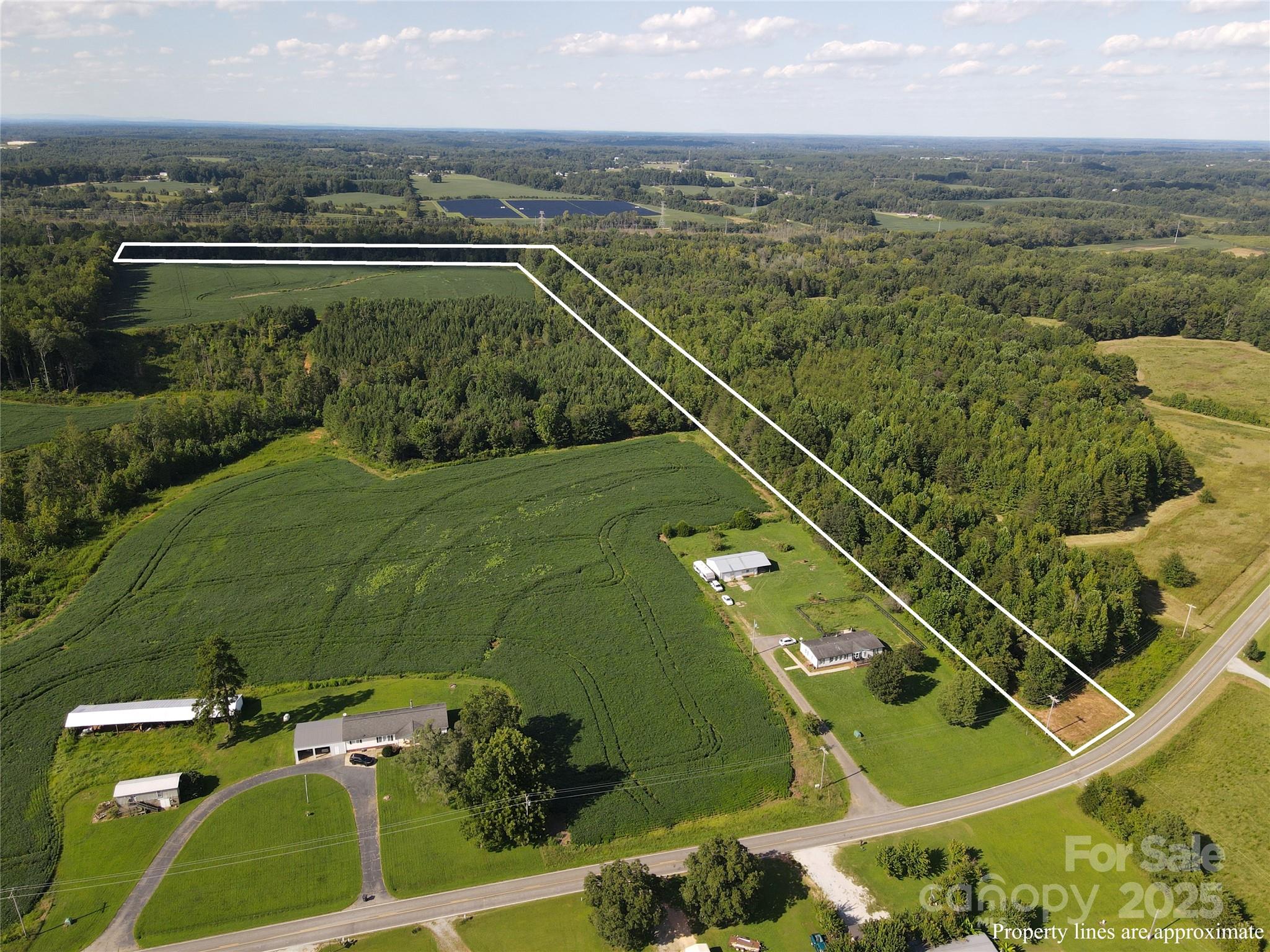 215 Rowan Road Cleveland, NC 27013 - Photo 3 of 29 an aerial view of a football ground