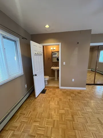 a view of a livingroom with a staircase