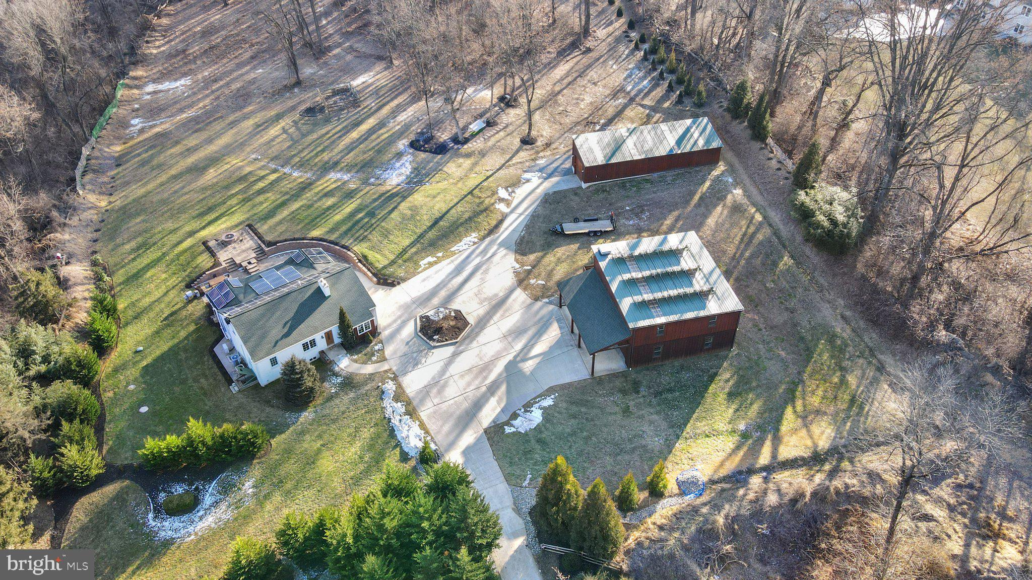 920 Horseshoe Pike Downingtown, PA 19335 - Photo 59 of 76 Drone, facing front of home