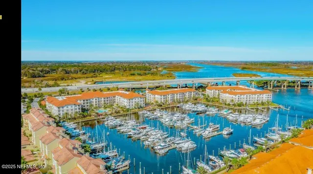 a view of a city with an ocean