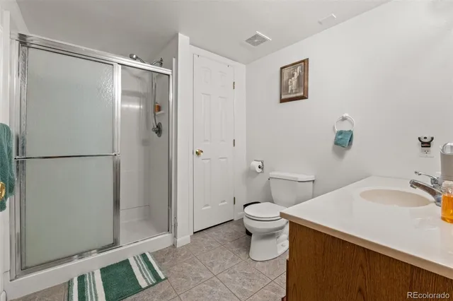 a view of room with furniture and closet