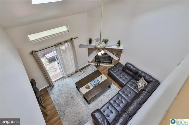 a view of a hallway with closet