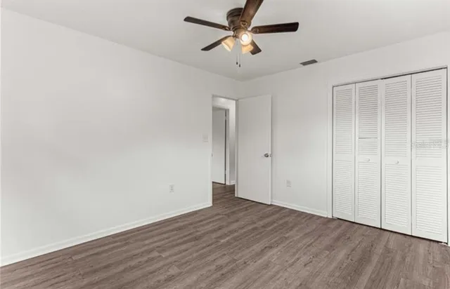 wooden floor in an empty room