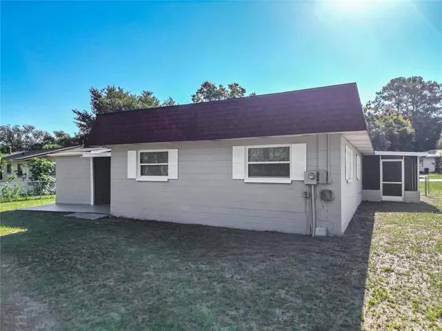 a view of front door of house