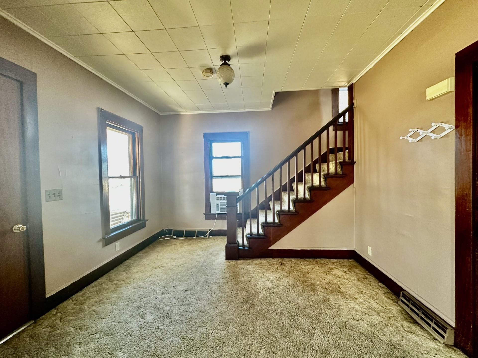 1898 Il Route Thomson, IL 61285 - Photo 9 of 18 en view interior of a house with wooden floor and stairs