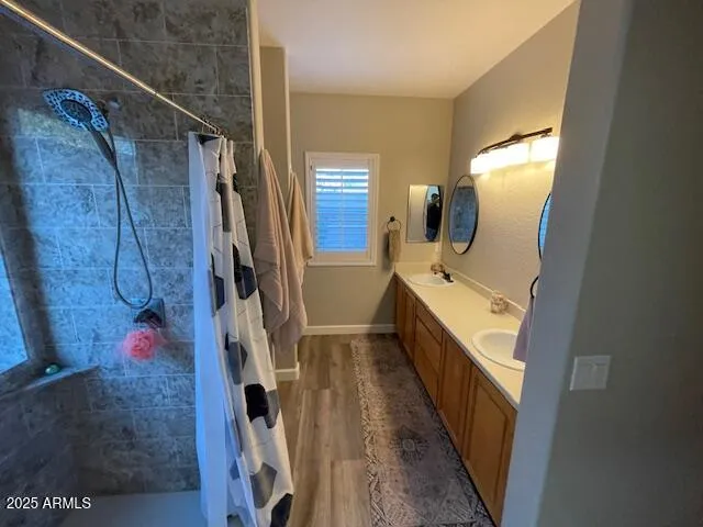 a bathroom with a sink