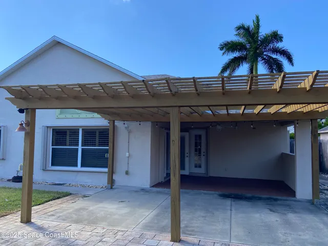 a house with a outdoor space
