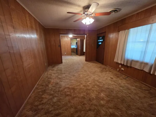 a view of a livingroom with a chandelier