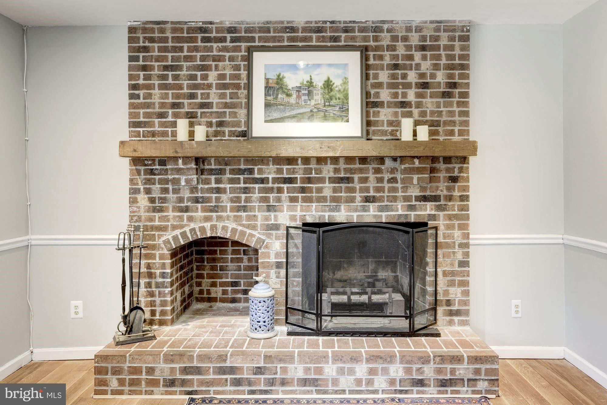 1592 Stowe Road Reston, VA 20194 - Photo 14 of 28 Wood Burning Fireplace