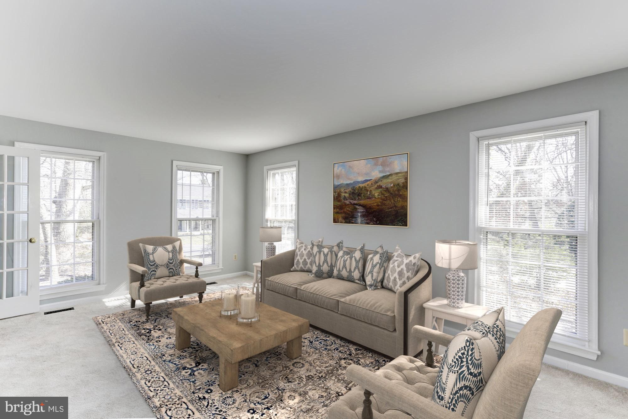 1592 Stowe Road Reston, VA 20194 - Photo 5 of 28 Living Room (Virtually Staged)