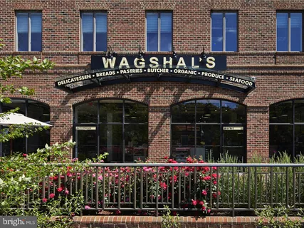 a view of a brick building and front door