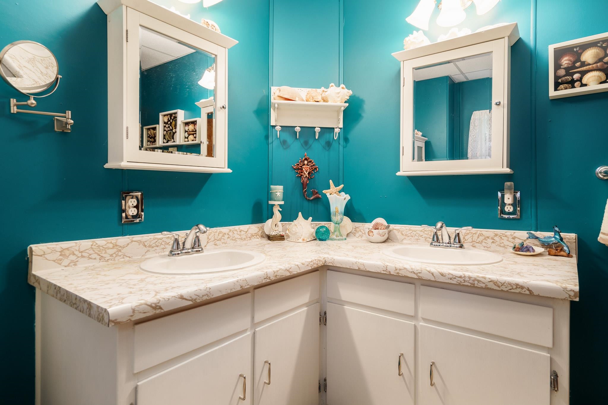 4304 Kendall Road Winnebago, IL 61088 - Photo 20 of 43 a bathroom with a sink and a mirror